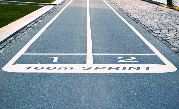 Image of sprint track