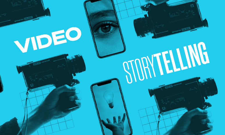 Video Storytelling abstract graphic